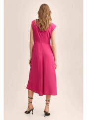 Robe longue rose MANGO pour femme seconde vue