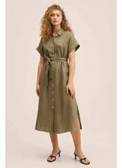 Robe longue vert MANGO pour femme seconde vue