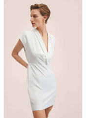 Robe longue blanc MANGO pour femme seconde vue