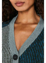 Gilet manches longues bleu NOISY MAY pour femme seconde vue