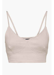 Top gris NOISY MAY femme