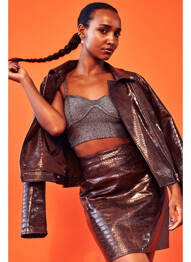 Chemisier gris NOISY MAY femme