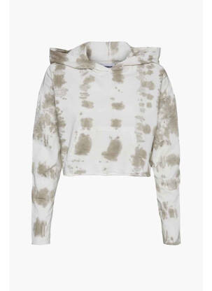 Sweat-shirt à capuche blanc NOISY MAY femme