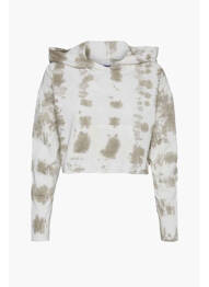 Sweat-shirt à capuche blanc NOISY MAY femme