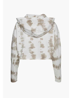 Sweat-shirt à capuche blanc NOISY MAY femme