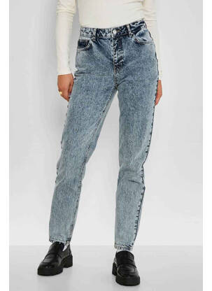 Jean coupe Mom bleu NOISY MAY pour femme