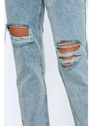 Jeans coupe droite bleu NOISY MAY femme