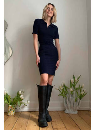 Robe courte bleu NOISY MAY femme