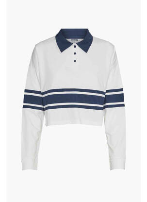 Polo blanc NOISY MAY femme