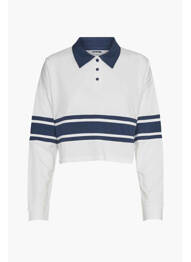 Polo blanc NOISY MAY femme