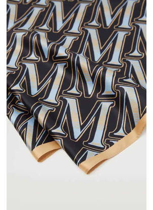 Foulard bleu MANGO femme