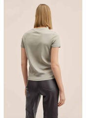 T-shirt marron MANGO pour femme seconde vue