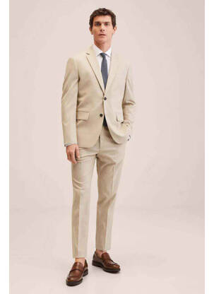 Blazer beige MANGO homme
