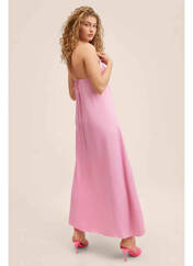 Robe longue rose MANGO pour femme seconde vue