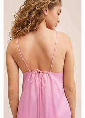 Robe longue rose MANGO pour femme seconde vue