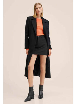 Pull orange MANGO pour femme