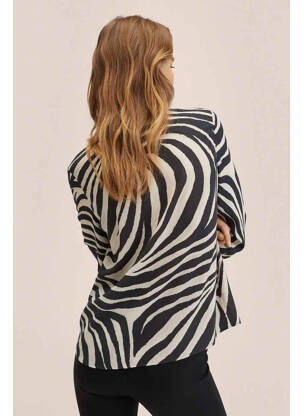 Chemisier noir MANGO femme