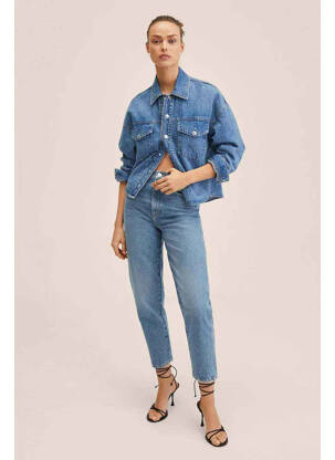 Jean coupe mom bleu MANGO femme