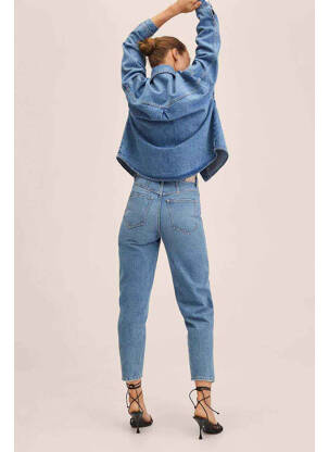 Jean coupe mom bleu MANGO femme