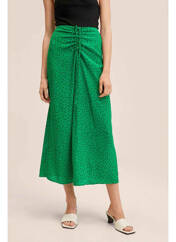 Jupe mi-longue vert MANGO pour femme seconde vue