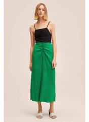 Jupe mi-longue vert MANGO pour femme seconde vue