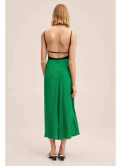 Jupe mi-longue vert MANGO pour femme seconde vue