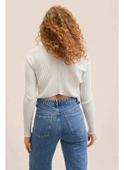 Gilet manches longues blanc MANGO pour femme seconde vue