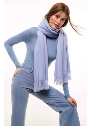 Echarpe violet MANGO femme