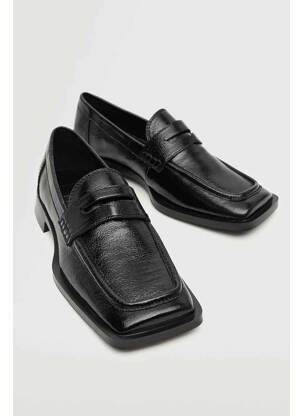 Mocassins noir MANGO femme