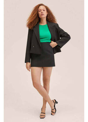 Jupe courte noir MANGO pour femme