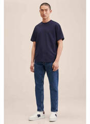 T-shirt bleu MANGO pour homme seconde vue