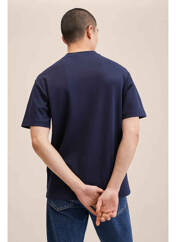 T-shirt bleu MANGO pour homme seconde vue