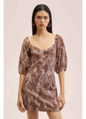 Robe courte marron MANGO pour femme seconde vue