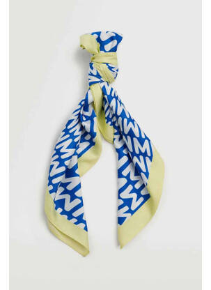 Foulard bleu MANGO femme
