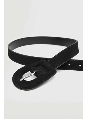 Ceinture noir MANGO femme