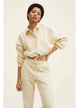 Sweat-shirt beige MANGO pour femme