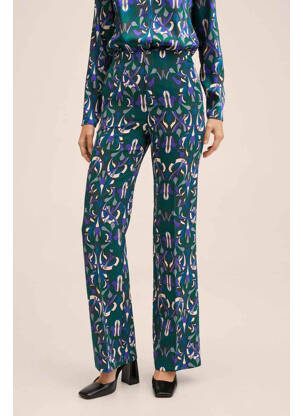 Pantalon flare vert MANGO femme