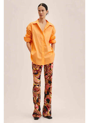 Pantalon flare rose MANGO pour femme