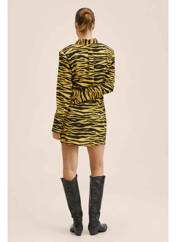Robe courte jaune MANGO pour femme seconde vue