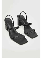 Sandales/Nu pieds noir MANGO femme seconde vue