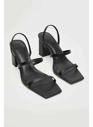 Sandales/Nu pieds noir MANGO femme