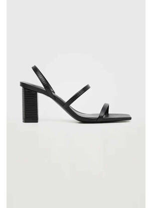 Sandales/nu pieds noir MANGO femme