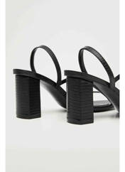 Sandales/Nu pieds noir MANGO femme seconde vue