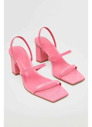 Sandales/nu pieds rose MANGO femme