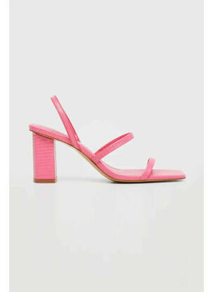 Sandales/nu pieds rose MANGO femme