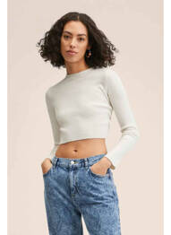 Pull beige MANGO femme