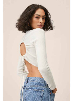 Pull beige MANGO femme