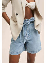 Short bleu MANGO pour femme seconde vue