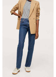 Jeans coupe droite bleu MANGO femme