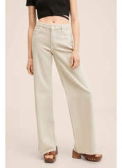 Jeans coupe large beige MANGO pour femme seconde vue